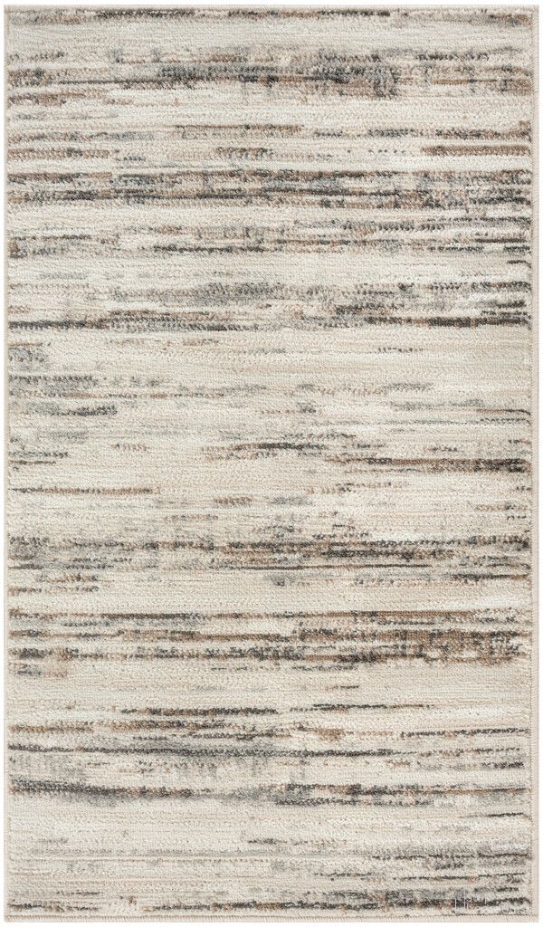 Serenity Home 2'2" x 3'9" Indoor Rug In Ivory Beige