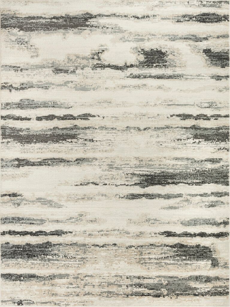 Serenity Home 9' x 12' Indoor Rug In Grey Multi