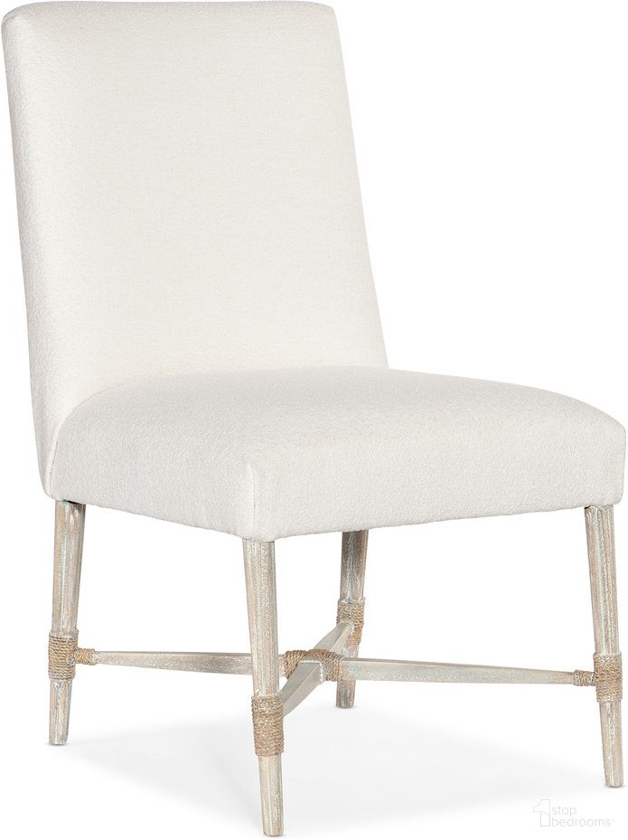 The appearance of Serenity Side Chair Set Of 2 designed by Hooker in the transitional interior design. This beige piece of furniture  was selected by 1StopBedrooms from Serenity Collection to add a touch of cosiness and style into your home. Sku: 6350-75710-80. Material: Beech. Chair Type: Side Chair.