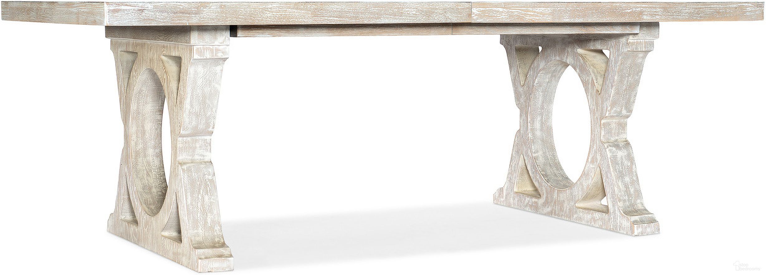 Serenity Topsail Rectangle Dining Table With 2-18 Inch Leaves