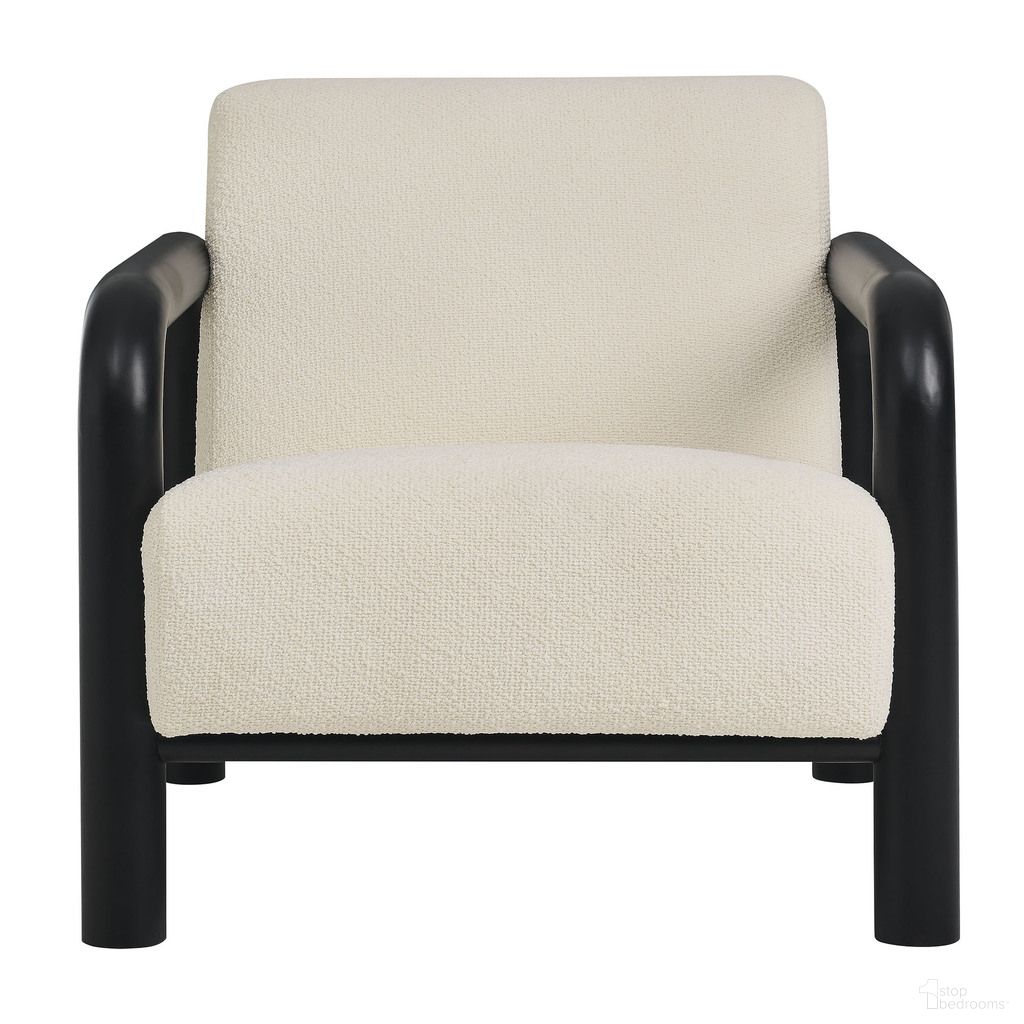 The appearance of Sereno Boucle Accent Chair In Cream Black designed by Modway in the modern / contemporary interior design. This cream black piece of furniture was selected by 1StopBedrooms from Sereno Collection to add a touch of cosiness and style into your home. Sku: EEI-7391-CRE-BLK. Material: Boucle.
