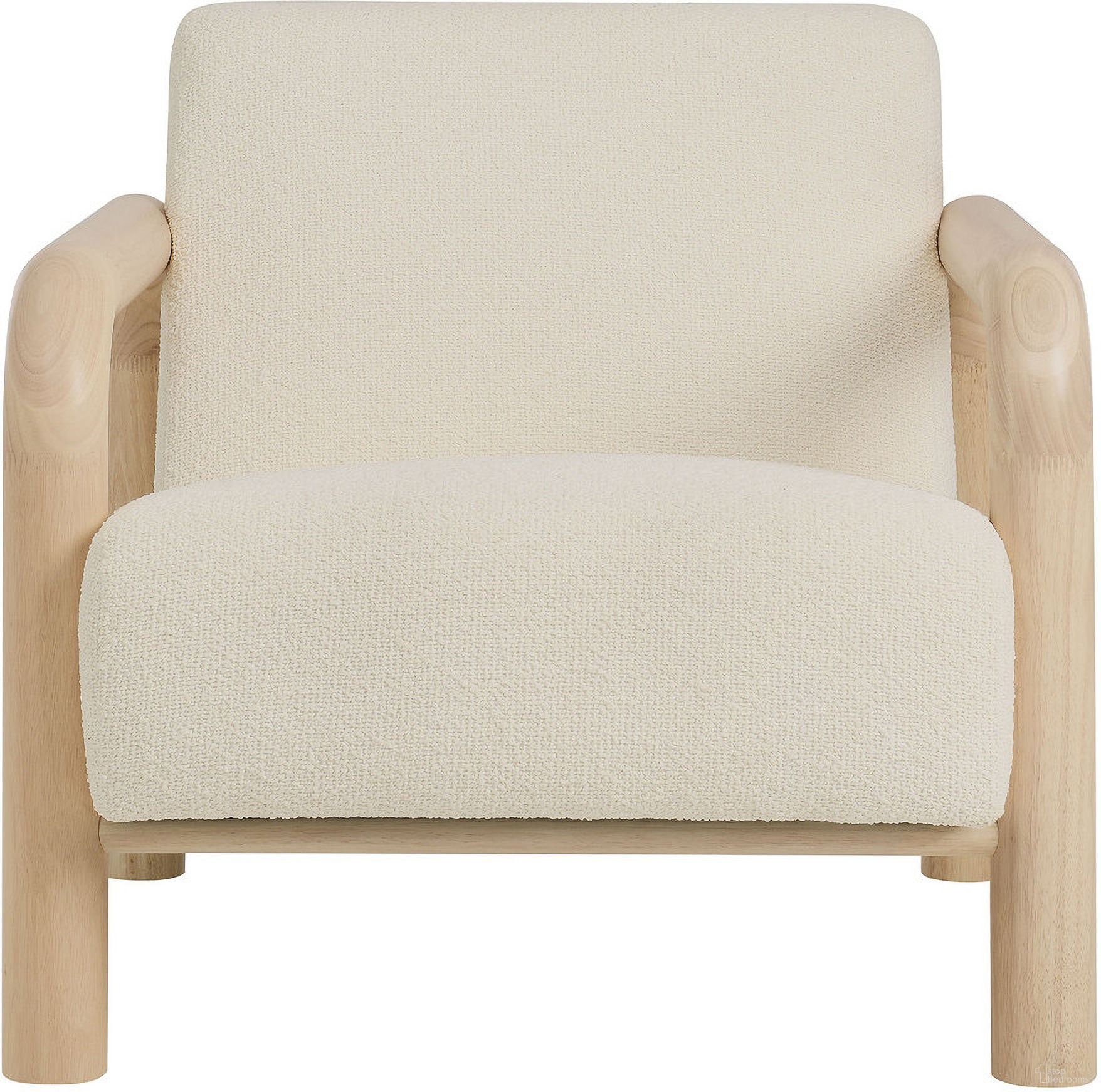 The appearance of Sereno Boucle Accent Chair In Oak and Cream designed by Modway in the modern / contemporary interior design. This oak/cream piece of furniture was selected by 1StopBedrooms from Sereno Collection to add a touch of cosiness and style into your home. Sku: EEI-7391-CRE-OAK. Material: Boucle.