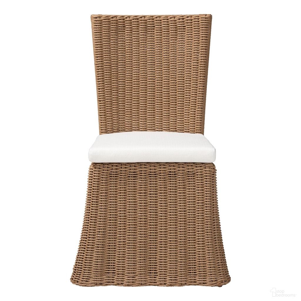 Serge Woven Seagrass Dining Chair In Light Brown