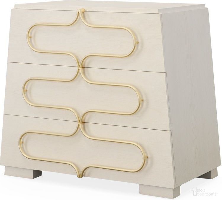 The appearance of Serpentine Chest In White Wash designed by Century Furniture in the modern / contemporary interior design. This white wash piece of furniture was selected by 1StopBedrooms from Monarch Collection to add a touch of cosiness and style into your home. Sku: MN5871. Material: Oak Veneer.