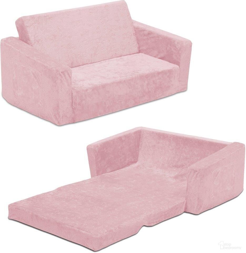 The appearance of Serta Perfect Sleeper Extra Wide Convertible Sofa To Lounger - Comfy 2 In 1 Flip Open Couch Or Sleeper For Kids In Pink designed by Delta Children in the modern / contemporary interior design. This pink piece of furniture was selected by 1StopBedrooms from to add a touch of cosiness and style into your home. Sku: 208220W-5059. Material: Foam.
