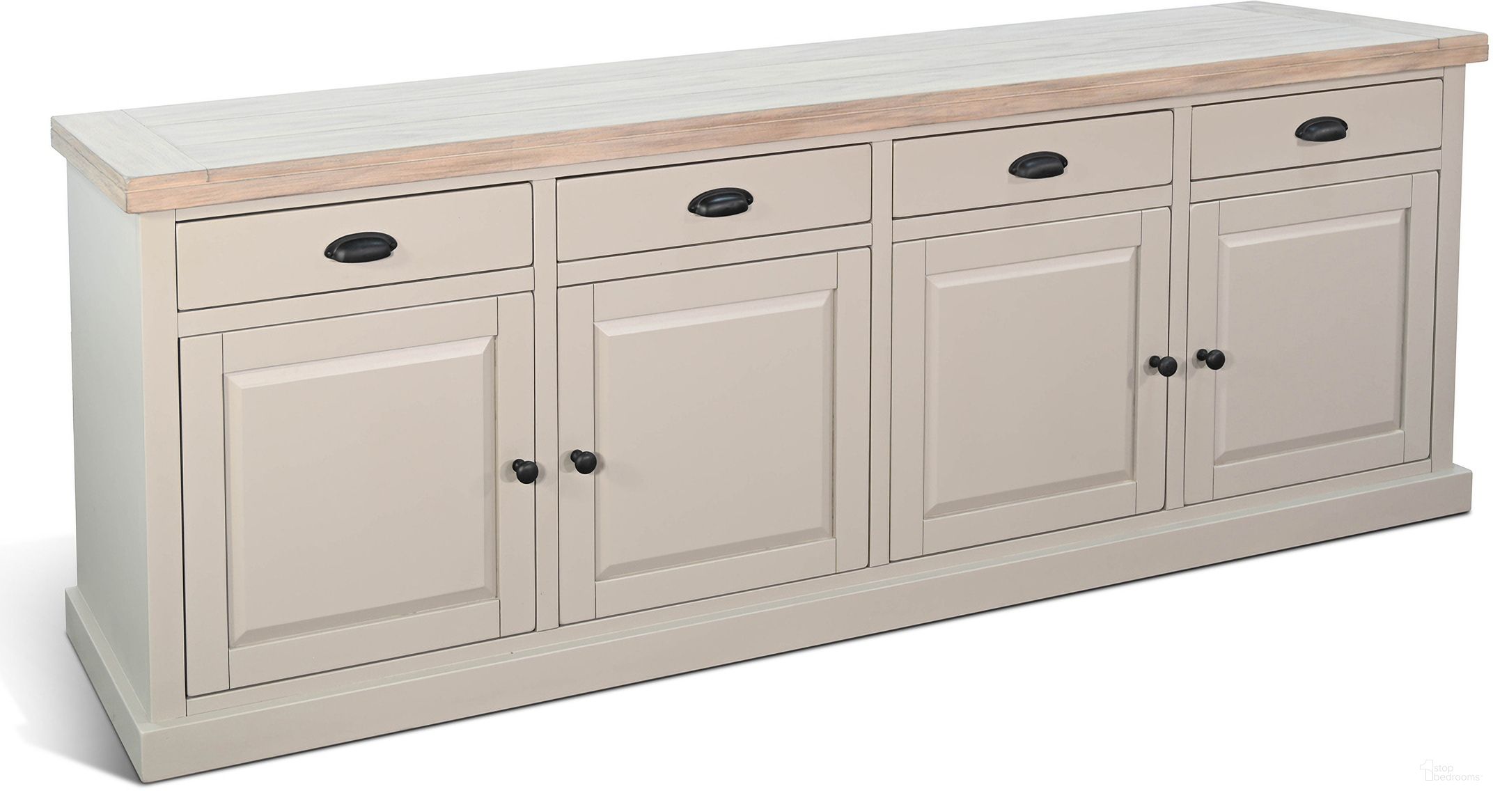 The appearance of Server In Natural designed by Sunny Designs in the modern / contemporary interior design. This wheat pavestone piece of furniture was selected by 1StopBedrooms from 1984 Collection to add a touch of cosiness and style into your home. Sku: 1984WP. Material: Solid Wood.