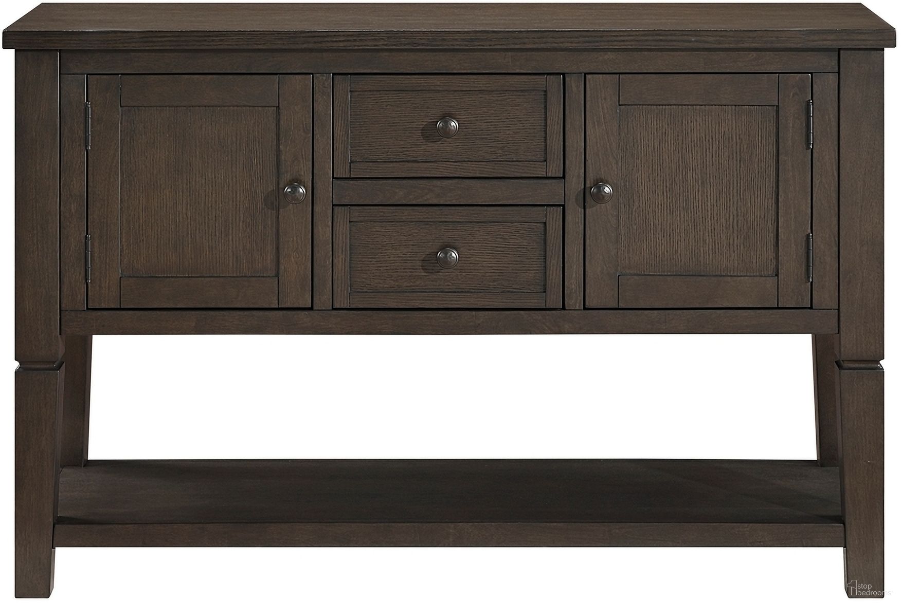 The appearance of Victoria Server In Brown designed by Homelegance in the transitional interior design. This brown piece of furniture was selected by 1StopBedrooms from Victoria Collection to add a touch of cosiness and style into your home. Sku: 6023-40. Material: Wood.