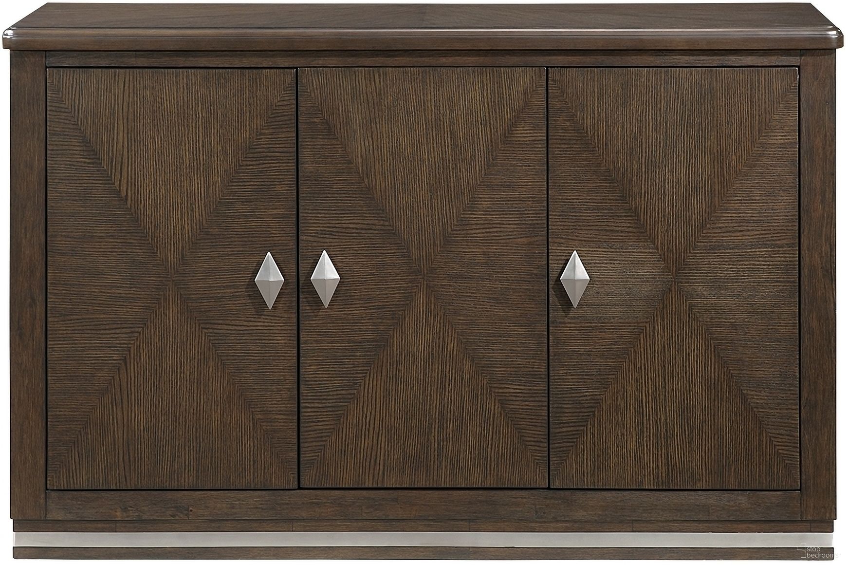 The appearance of Clara Server In Brown designed by Homelegance in the transitional interior design. This brown piece of furniture  was selected by 1StopBedrooms from Clara Collection to add a touch of cosiness and style into your home. Sku: 6066-40. Material: Wood.