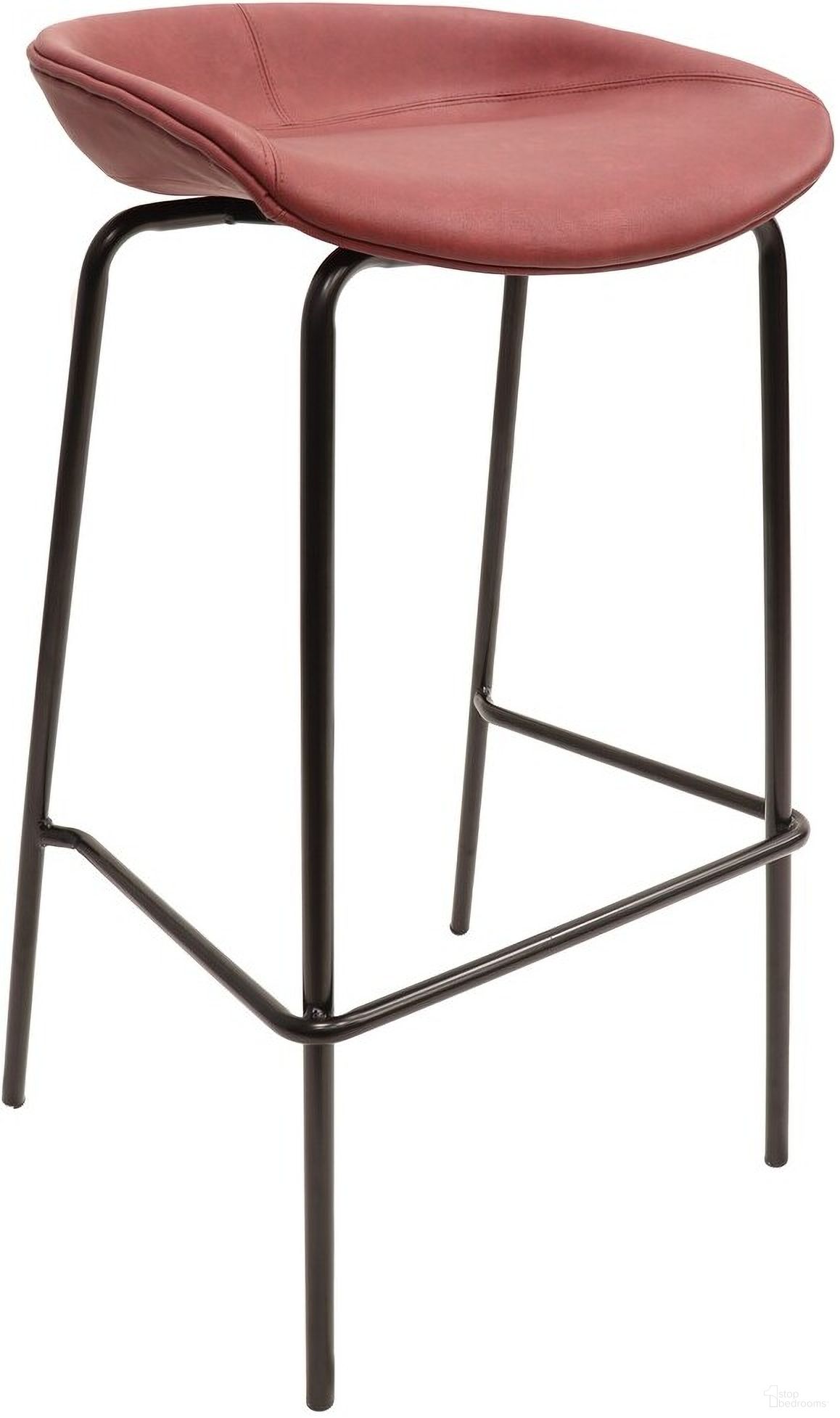 The appearance of Servos Barstool In Bordeaux designed by LeisureMod in the modern / contemporary interior design. This bordeaux piece of furniture was selected by 1StopBedrooms from Servos Collection to add a touch of cosiness and style into your home. Sku: SSBL-18BOR. Material: Faux Leather.
