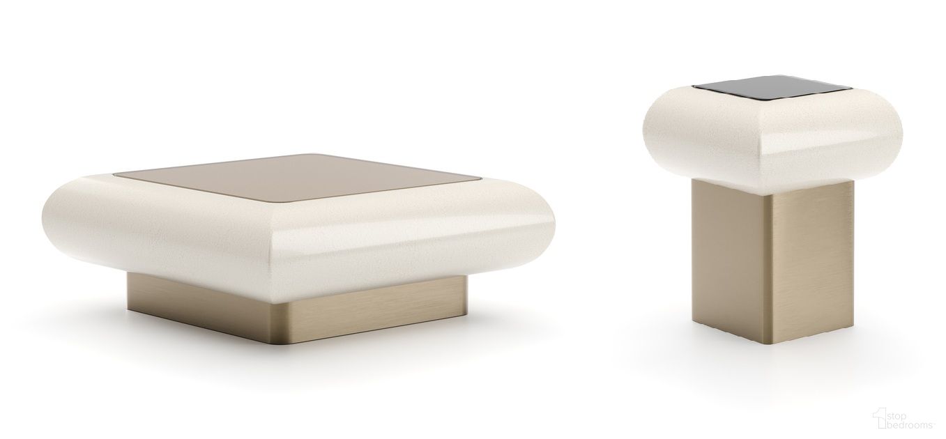 The appearance of Seta Occasional Table Set In Cream designed by Caracole in the modern / contemporary interior design. This cream piece of furniture was selected by 1StopBedrooms from Seta Collection to add a touch of cosiness and style into your home. Sku: CLA-425V-403;CLA-425V-412. Material: Glass.