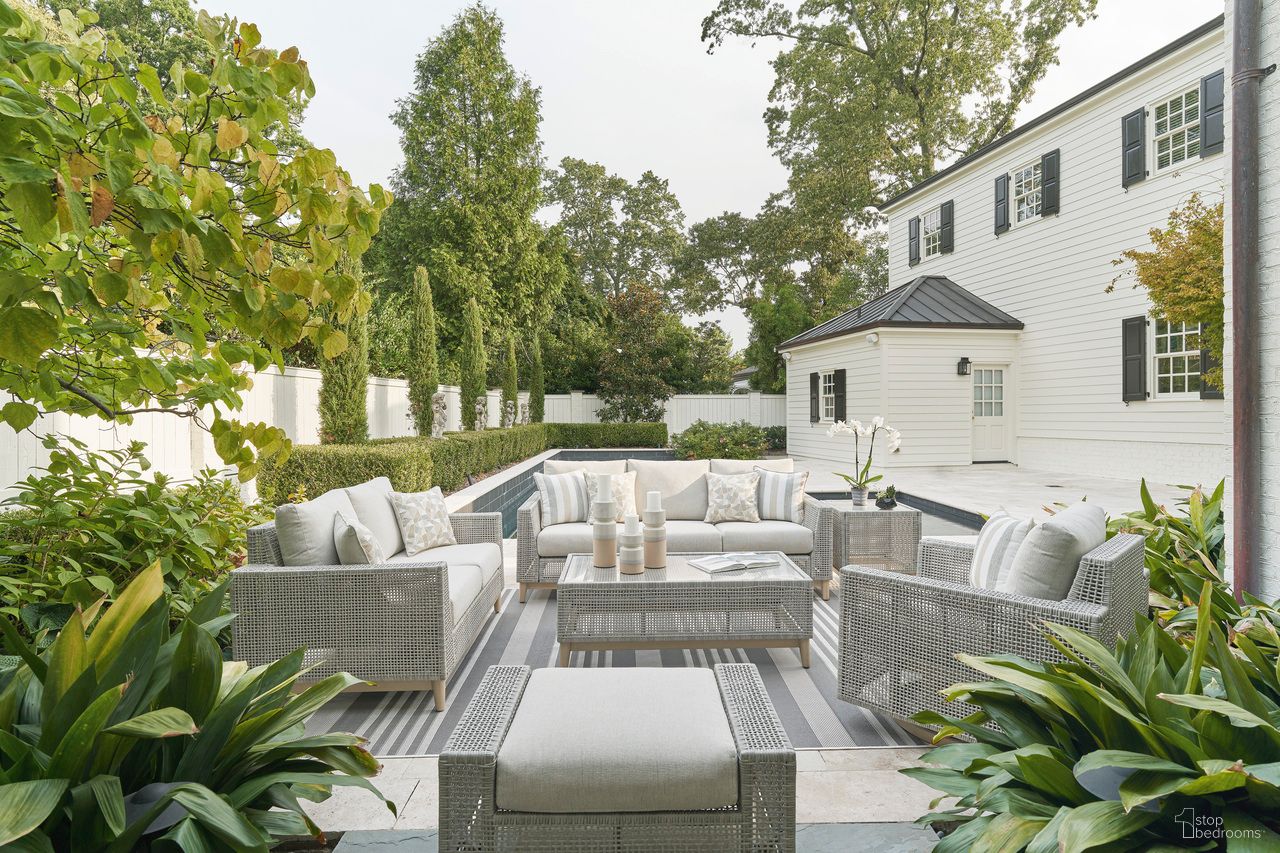 The appearance of Seton Creek Outdoor Conversation Set In Gray designed by Signature Design by Ashley in the transitional interior design. This gray piece of furniture was selected by 1StopBedrooms from Seton Creek Collection to add a touch of cosiness and style into your home. Sku: P798-701;P798-702. Material: Glass.