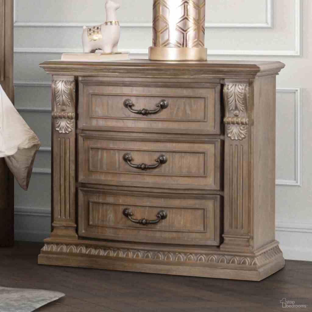 Sevenoaks Nightstand In Weathered Oak