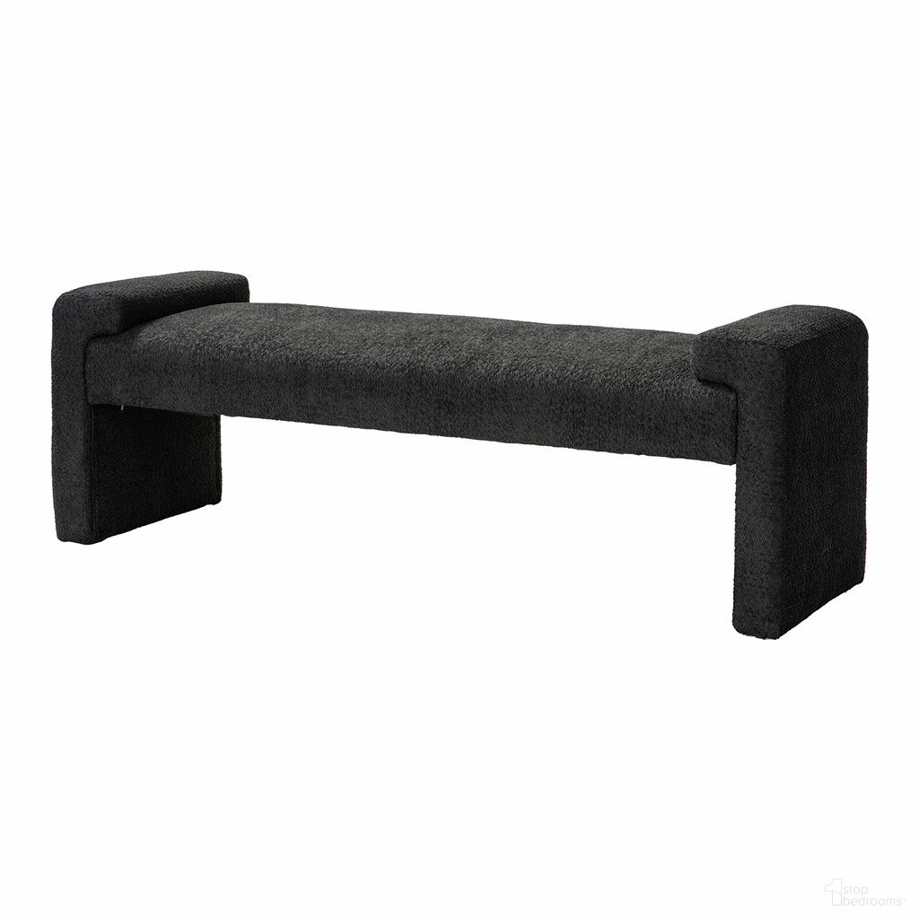 The appearance of Severin Upholstered Bench In Black designed by Karat Home in the modern / contemporary interior design. This black piece of furniture was selected by 1StopBedrooms from Severin Collection to add a touch of cosiness and style into your home. Sku: BEJK0788-BLK. Material: Chenille.