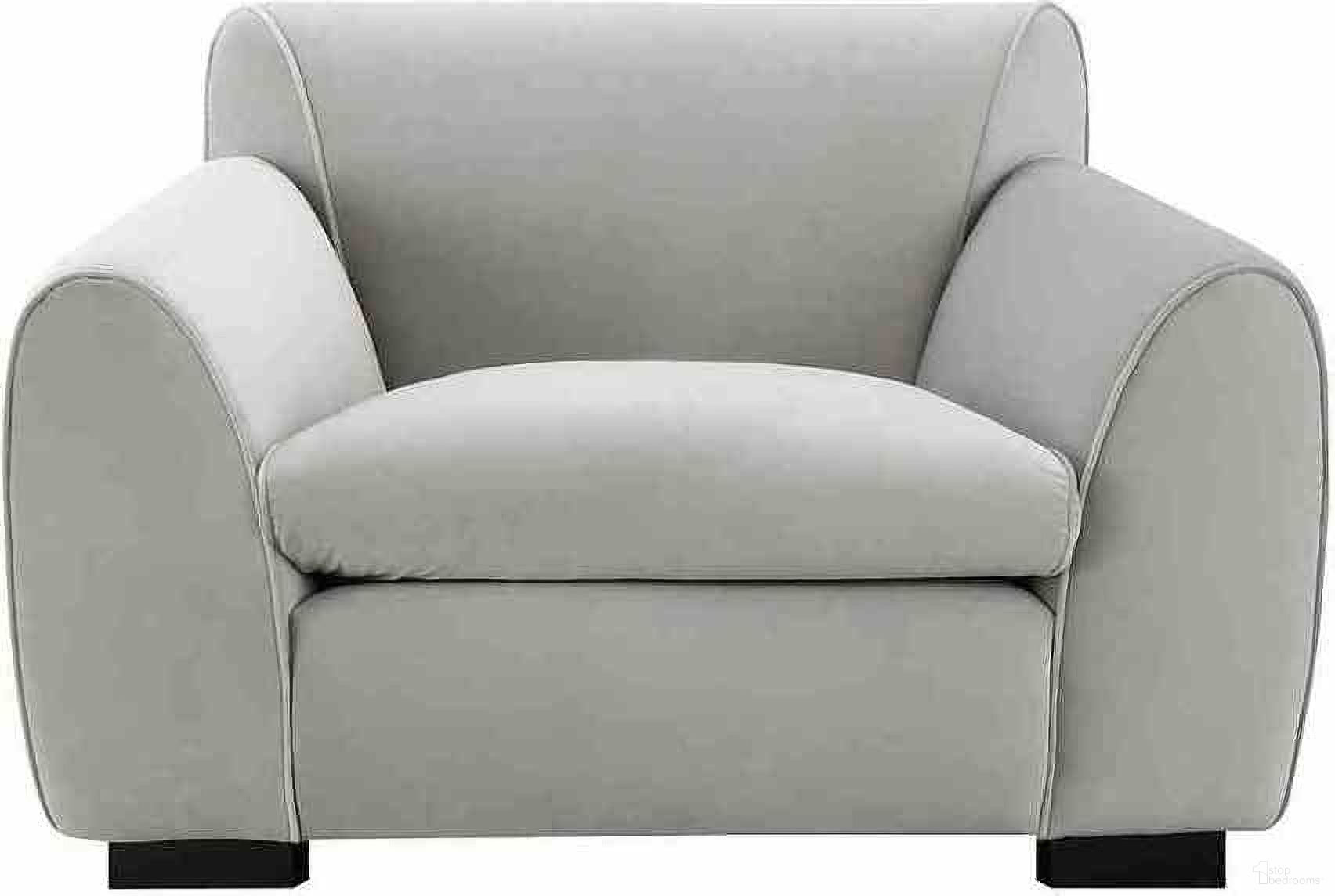 The appearance of Severo Chair Velvet In Light Gray designed by Furniture of America in the modern / contemporary interior design. This light gray piece of furniture  was selected by 1StopBedrooms from Severo Collection to add a touch of cosiness and style into your home. Sku: FM61005LG-CH. Material: Velvet.