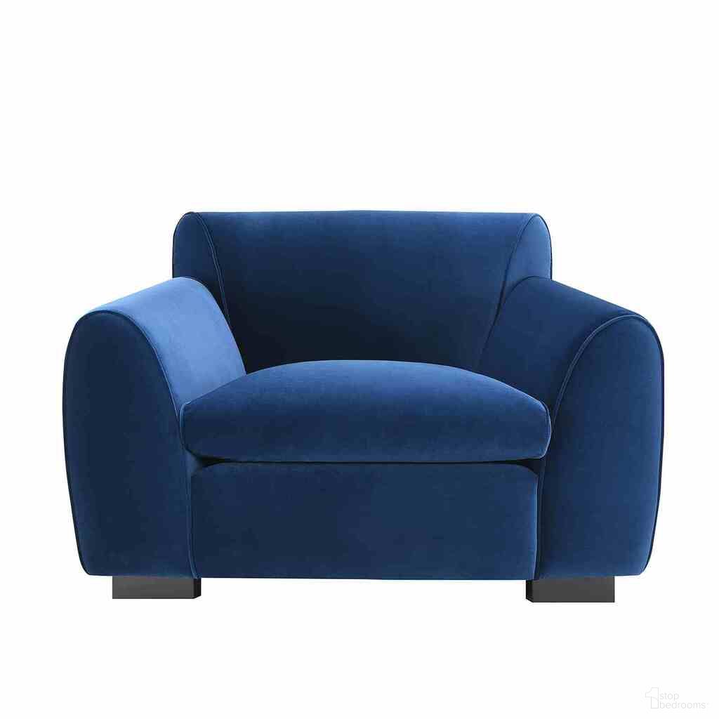 The appearance of Severo Velvet Chair In Royal Blue designed by Furniture of America in the modern / contemporary interior design. This royal blue piece of furniture was selected by 1StopBedrooms from Severo Collection to add a touch of cosiness and style into your home. Sku: FM61005BL-CH. Material: Velvet.