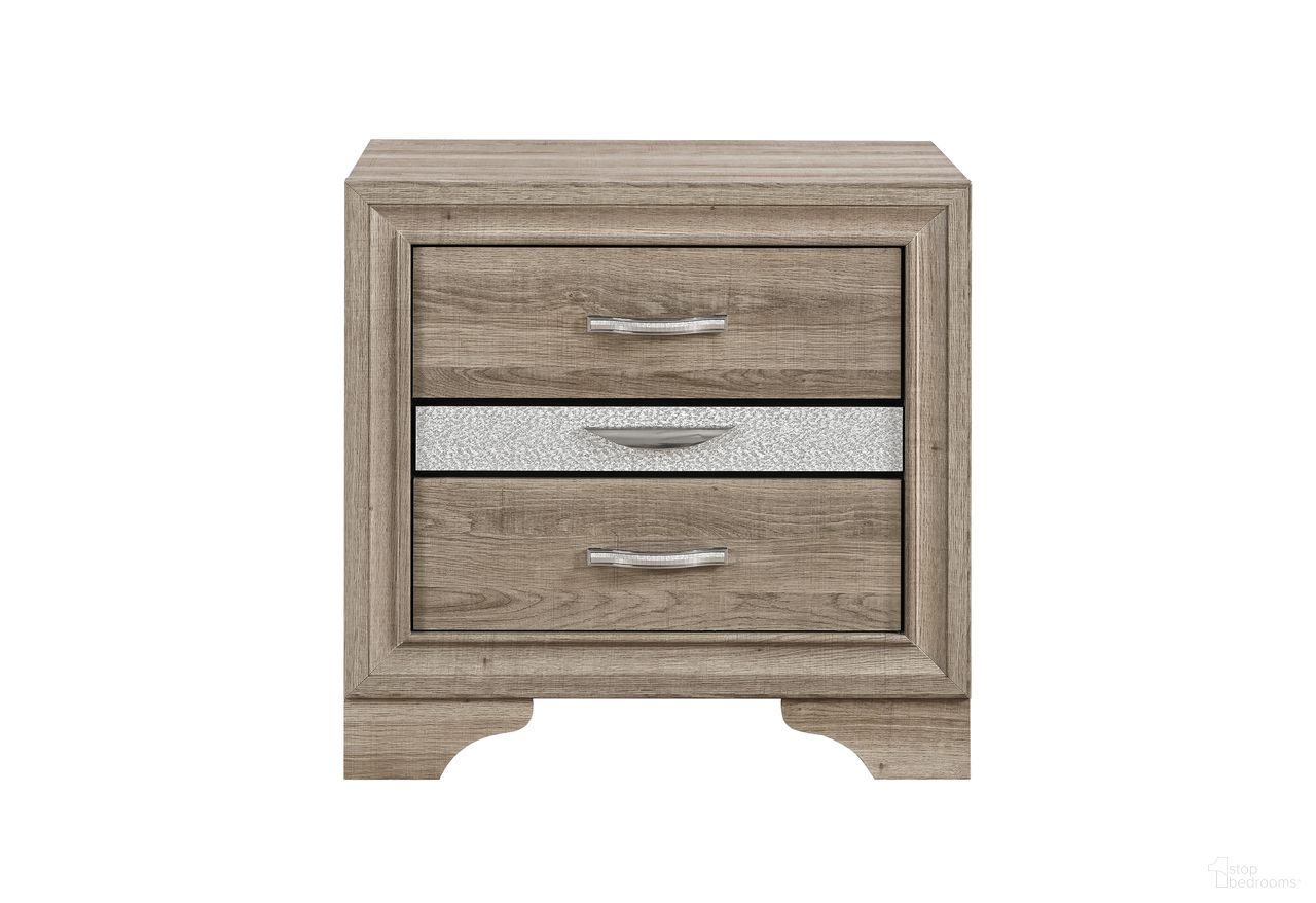 The appearance of Seville Nightstand In Natural designed by Global Furniture USA in the modern / contemporary interior design. This natural piece of furniture was selected by 1StopBedrooms from Seville Collection to add a touch of cosiness and style into your home. Sku: SEVILLE-NAT-NS. Material: Chip Board.