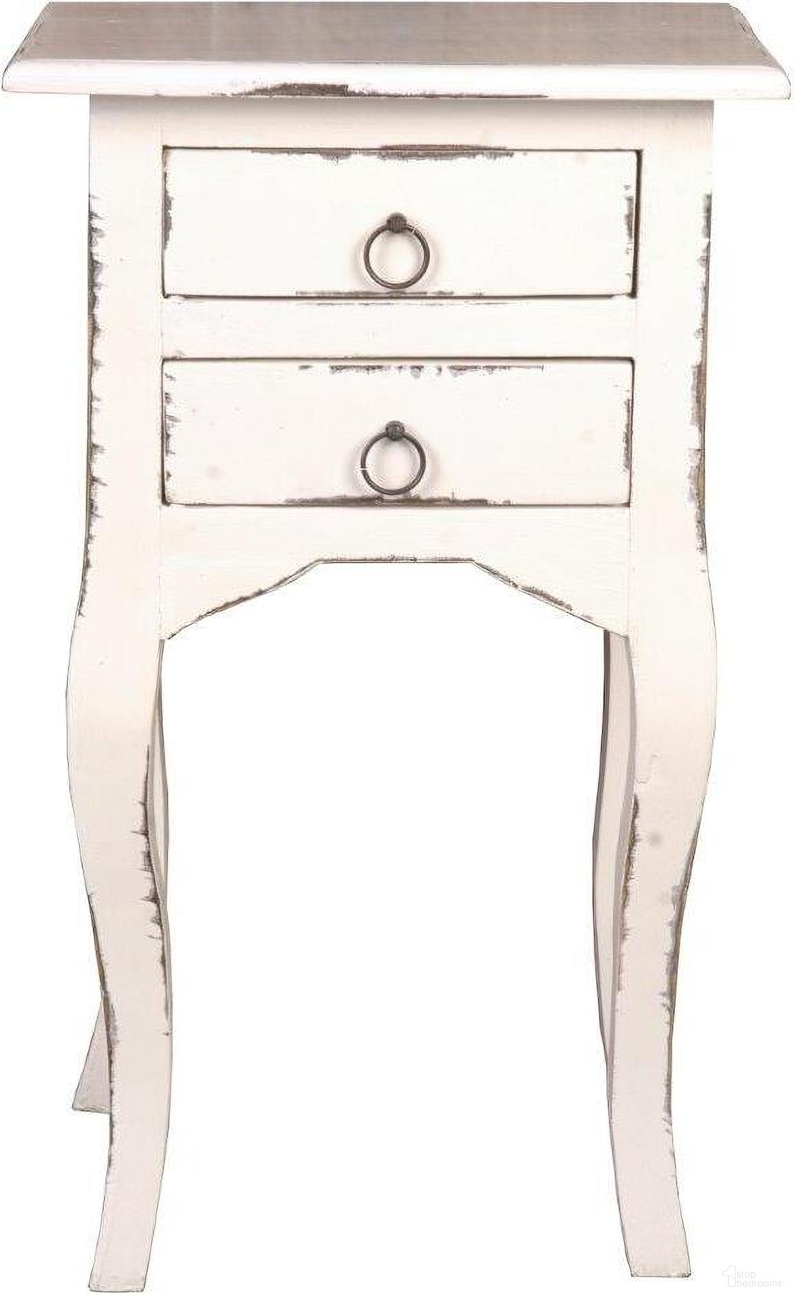 The appearance of Shabby Chic Cottage Distressed White Table designed by Sunset Trading in the rustic / southwestern interior design. This antique white piece of furniture  was selected by 1StopBedrooms from Shabby Chic Cottage Collection to add a touch of cosiness and style into your home. Sku: CC-TAB1793LD-AW. Material: Wood.