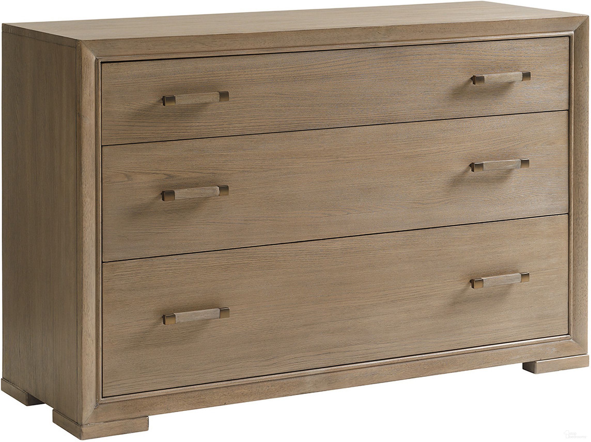 The appearance of Shadow Play Barwick Hall Chest In Mist designed by Lexington in the modern / contemporary interior design. This mist piece of furniture was selected by 1StopBedrooms from Shadow Play Collection to add a touch of cosiness and style into your home. Sku: 725-973. Material: Fabric.