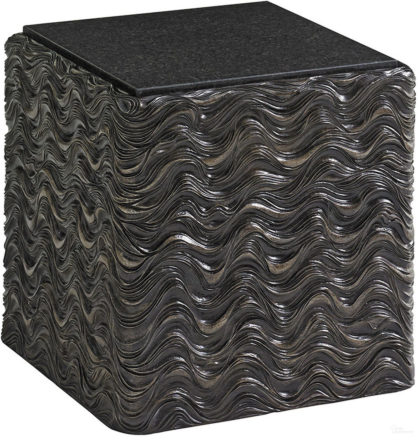 The appearance of Shadow Play Talk Of The Town Cube End Table In Mist designed by Lexington in the modern / contemporary interior design. This mist piece of furniture was selected by 1StopBedrooms from Shadow Play Collection to add a touch of cosiness and style into your home. Sku: 725-954. Material: Fabric.