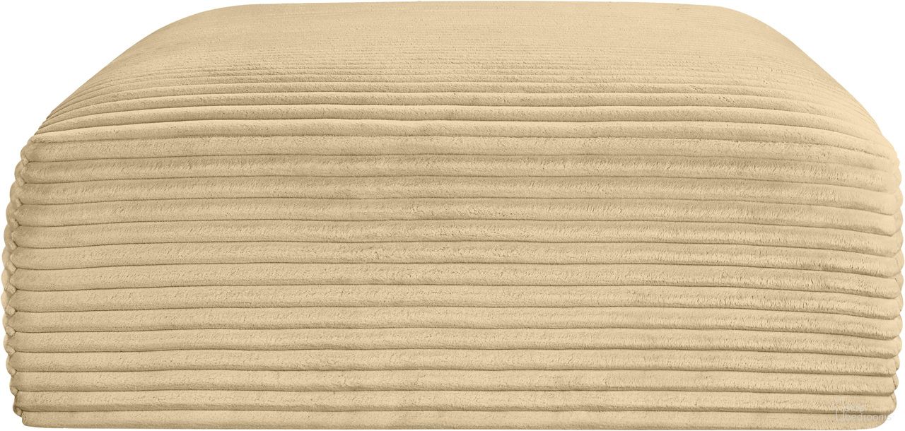 The appearance of Shaggy Corduroy Performance Fabric Ottoman In Camel designed by Meridian in the modern / contemporary interior design. This camel piece of furniture was selected by 1StopBedrooms from Shaggy Collection to add a touch of cosiness and style into your home. Sku: 641Camel-Ott. Material: Fabric.