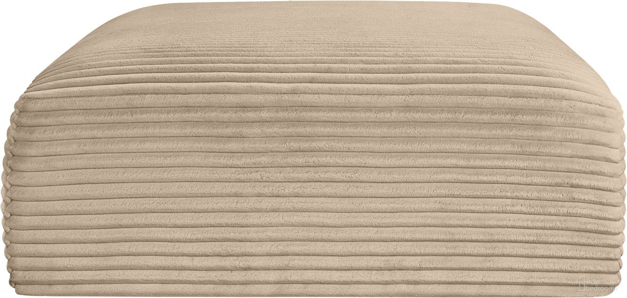The appearance of Shaggy Corduroy Performance Fabric Ottoman In Taupe designed by Meridian in the modern / contemporary interior design. This taupe piece of furniture was selected by 1StopBedrooms from Shaggy Collection to add a touch of cosiness and style into your home. Sku: 641Taupe-Ott. Material: Fabric.