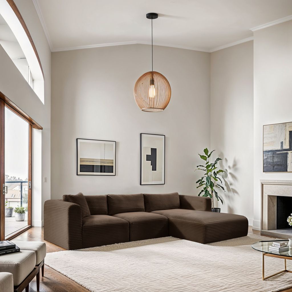 The appearance of Shaggy Corduroy Performance Fabric 3 Piece Modular Sectional In Brown designed by Meridian in the modern / contemporary interior design. This brown piece of furniture was selected by 1StopBedrooms from Shaggy Collection to add a touch of cosiness and style into your home. Sku: 641Brown-Armless;641Brown-Corner;641Brown-Chaise. Material: Corduroy.