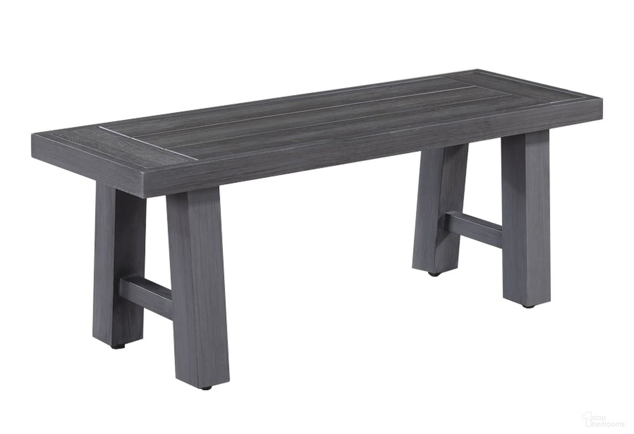 The appearance of Shahar Outdoor Bench with Aluminum and Polywood In Gray designed by Best Quality Furniture in the traditional interior design. This gray piece of furniture was selected by 1StopBedrooms from Shahar Collection to add a touch of cosiness and style into your home. Sku: D1000-B. Material: Aluminum.