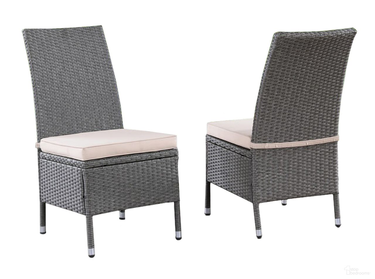 The appearance of Shahar Outdoor Pe Rattan Wicker Dining Chairs Set of 2 In Gray designed by Best Quality Furniture in the traditional interior design. This gray piece of furniture was selected by 1StopBedrooms from Shahar Collection to add a touch of cosiness and style into your home. Sku: D1000-SC. Material: PE Rattan.