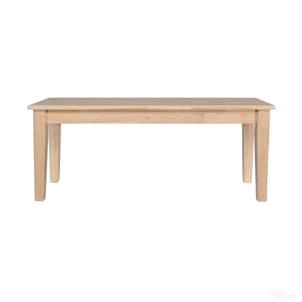 Shaker Dining Bench In Blonde Oak