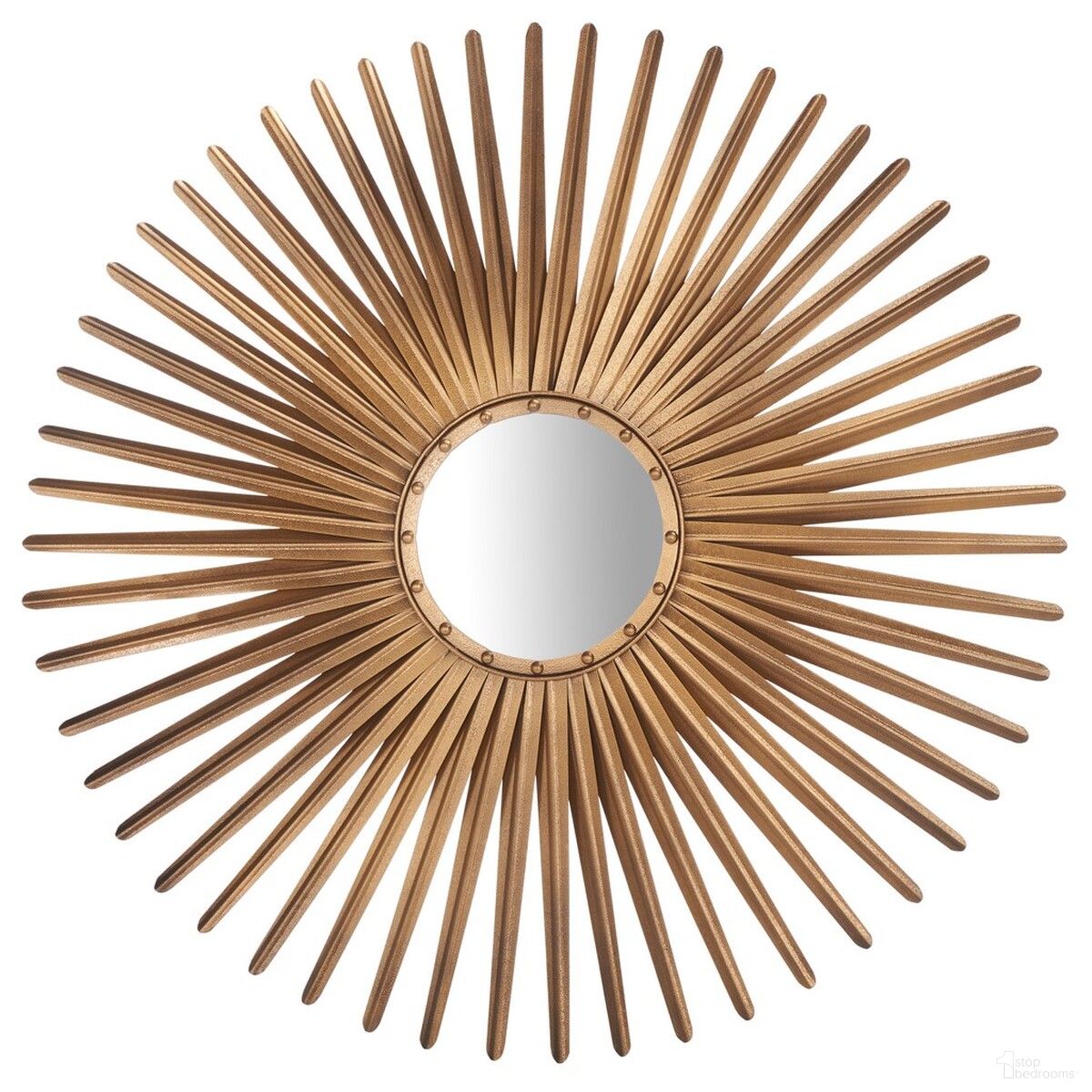 The appearance of Shanira Mirror In Gold designed by Safavieh in the modern / contemporary interior design. This gold piece of furniture was selected by 1StopBedrooms from Shanira Collection to add a touch of cosiness and style into your home. Sku: MIR3011A. Material: Iron.