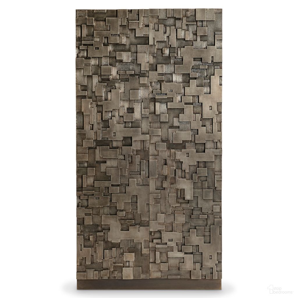 Sharaab Storage Cabinet In Silver