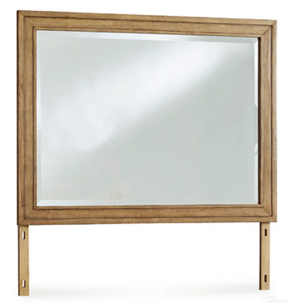 The appearance of Sharlance Bedroom Mirror In Brown designed by Signature Design by Ashley in the transitional interior design. This brown piece of furniture  was selected by 1StopBedrooms from Sharlance Collection to add a touch of cosiness and style into your home. Sku: B895-36. Material: Glass.