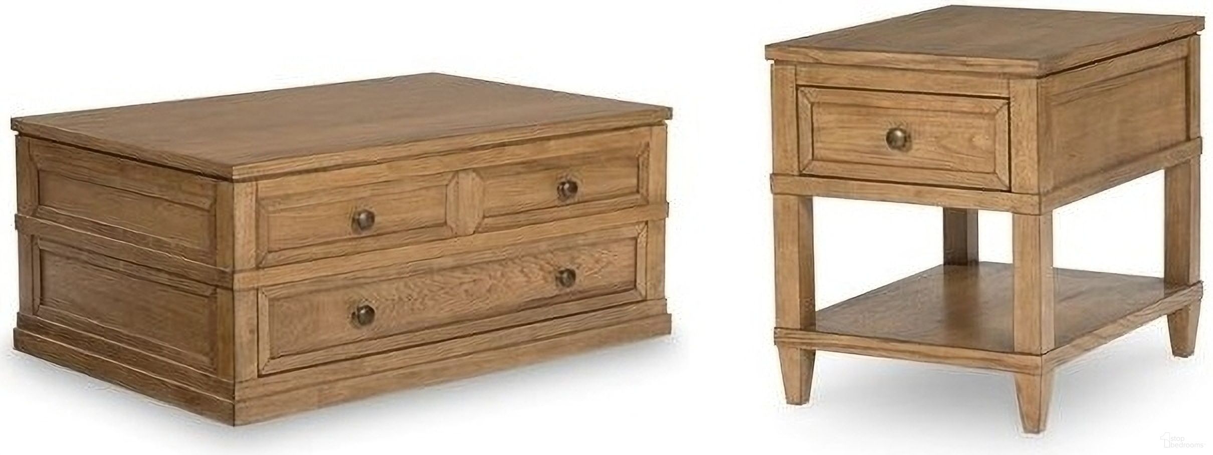 The appearance of Sharlance Lift-Top Occasional Table Set In Light Brown designed by Signature Design by Ashley in the transitional interior design. This light brown piece of furniture was selected by 1StopBedrooms from Sharlance Collection to add a touch of cosiness and style into your home. Sku: T655-9;T655-3. Material: Wood.