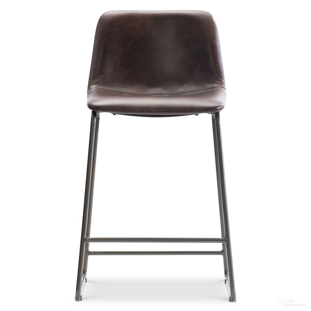 Sharpe Counter Stool In Brown