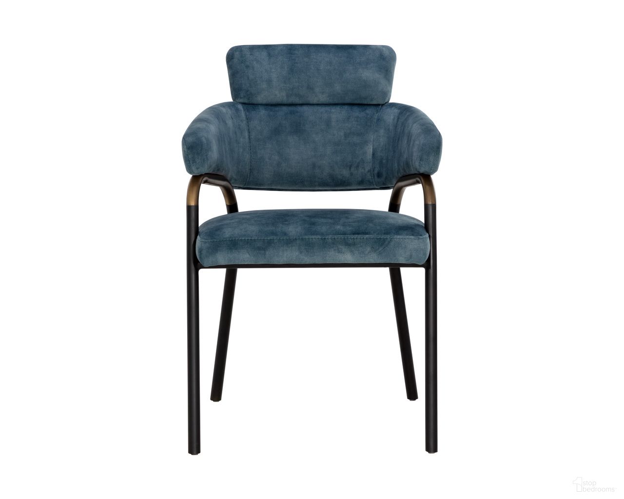 Sharqui Dining Armchair In Nono Petrol