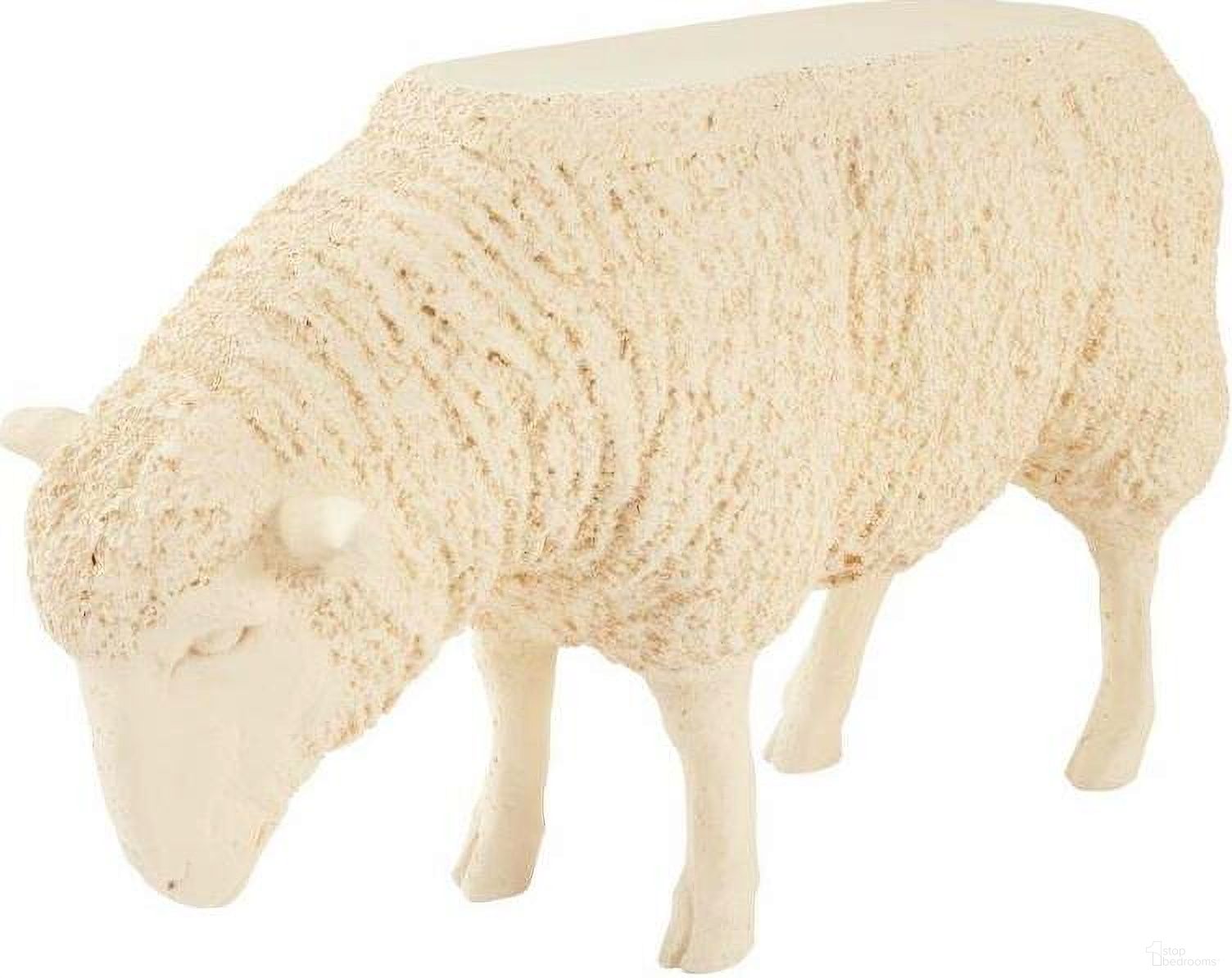 The appearance of Sheep Side Table designed by Phillips Collection in the modern / contemporary interior design. This apricot piece of furniture  was selected by 1StopBedrooms from  to add a touch of cosiness and style into your home. Sku: PH67482. Material: Resin.