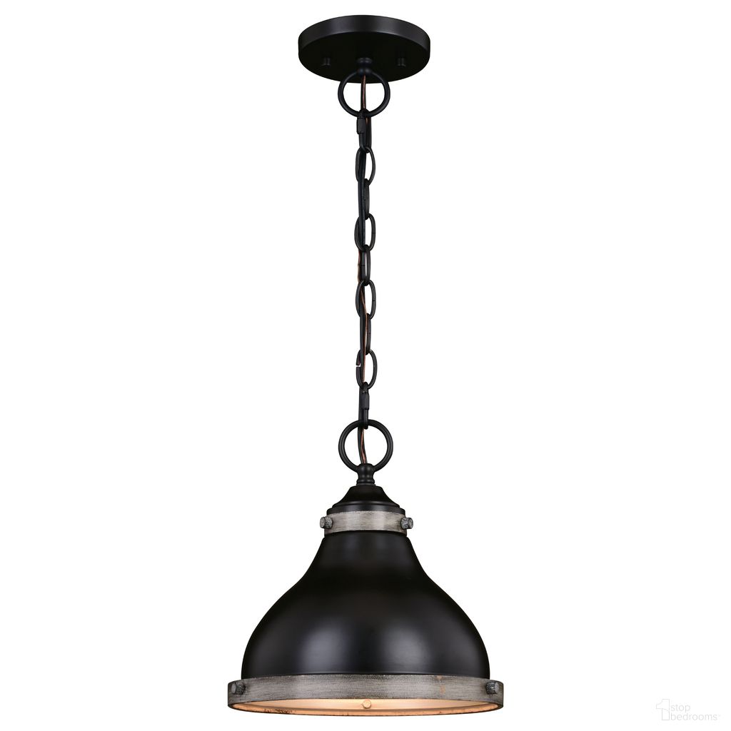 Sheffield 10 Inch Pendant In New Bronze and Distressed Ash