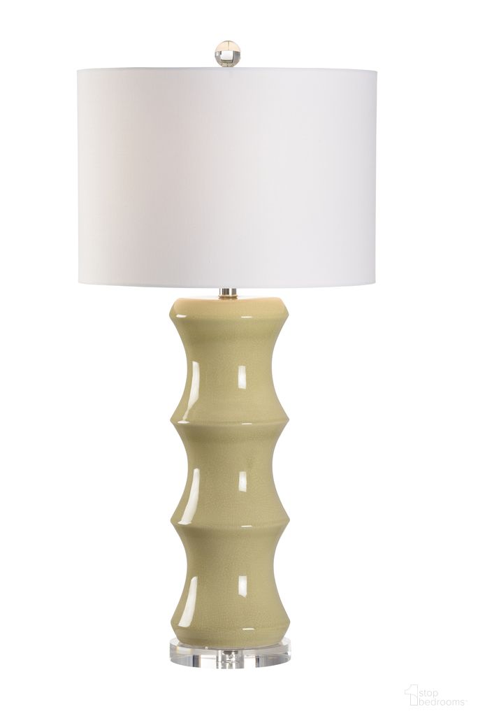 The appearance of Shelbourne Lamp In Green designed by Chelsea House in the modern / contemporary interior design. This green piece of furniture  was selected by 1StopBedrooms from Jamie Merida Collection to add a touch of cosiness and style into your home. Sku: 70055. Material: Ceramic.