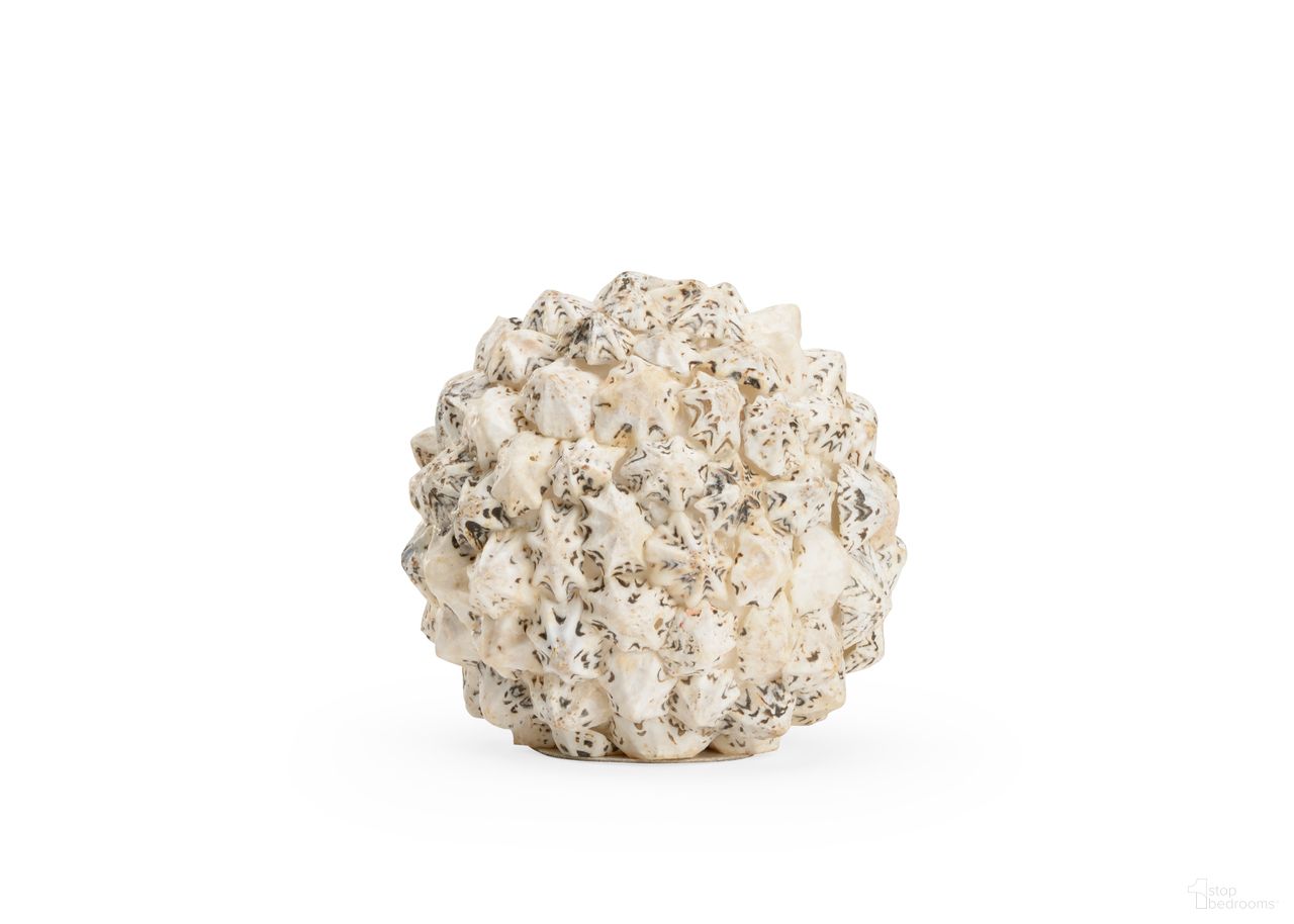 Shell Ball Medium In Black and Cream