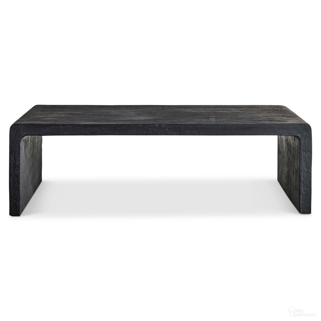 The appearance of Shephard Cocktail Table In Black designed by Bernhardt in the modern / contemporary interior design. This black piece of furniture was selected by 1StopBedrooms from Shephard Collection to add a touch of cosiness and style into your home. Sku: 582012. Material: Resin.