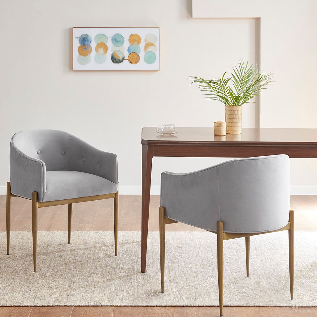 The appearance of Sheraton Tufted Low Back Upholstered Arm Dining Chair Set of 2 In Grey designed by Olliix in the modern / contemporary interior design. This grey piece of furniture was selected by 1StopBedrooms from Sheraton Collection to add a touch of cosiness and style into your home. Sku: MP108-1178. Material: Polyester. Chair Type: Arm Chair.