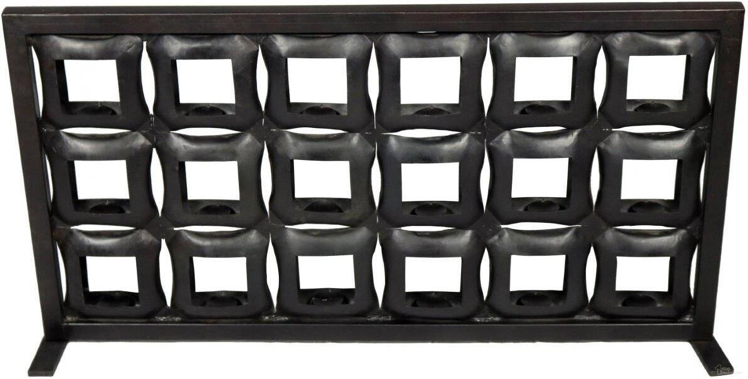 The appearance of Sheridan Devin Short Iron 18 Candle Holder In Black designed by Moti in the industrial interior design. This black piece of furniture  was selected by 1StopBedrooms from Sheridan Collection to add a touch of cosiness and style into your home. Sku: 63007009. Material: Iron.