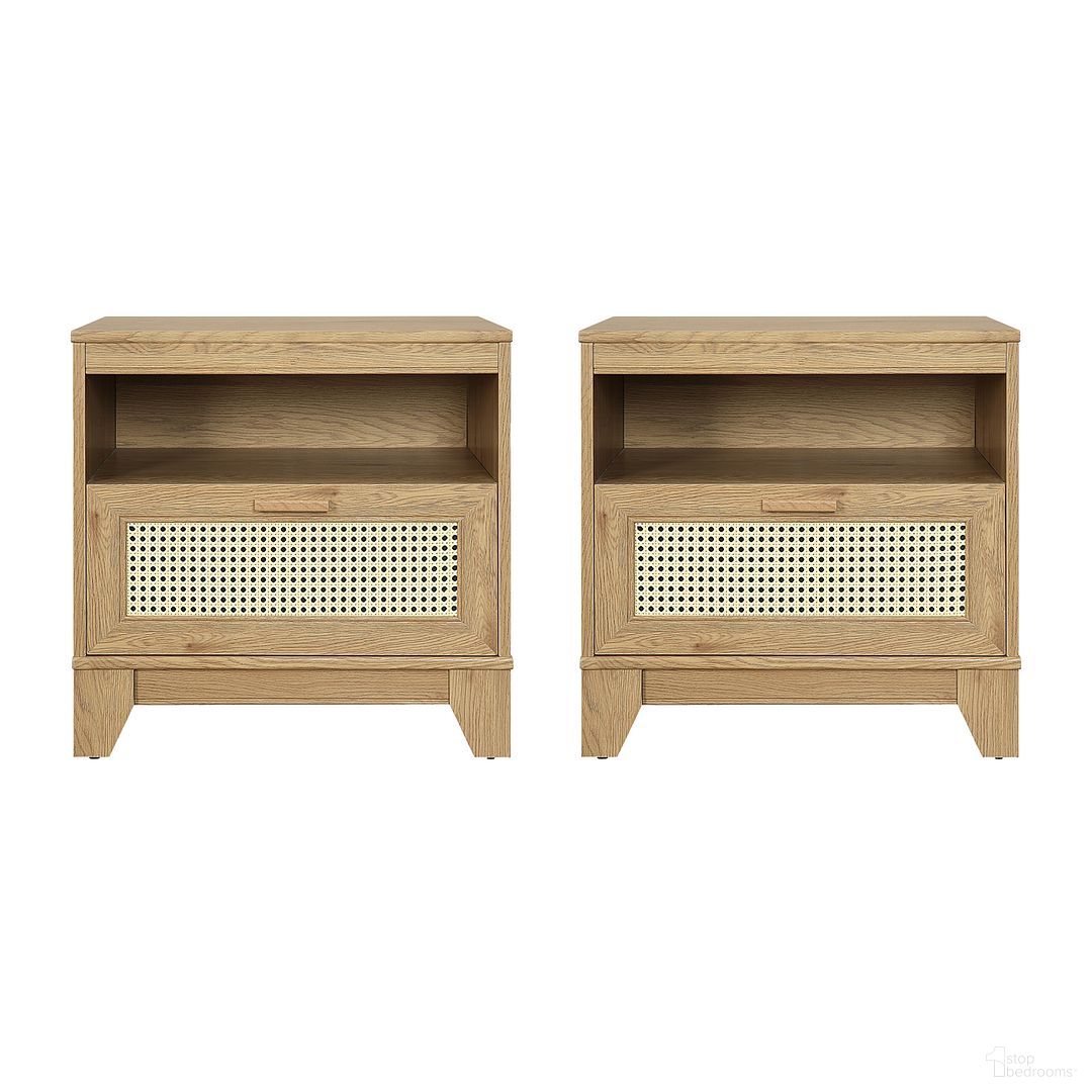 Sheridan Nightstand Set of 2 In Nature