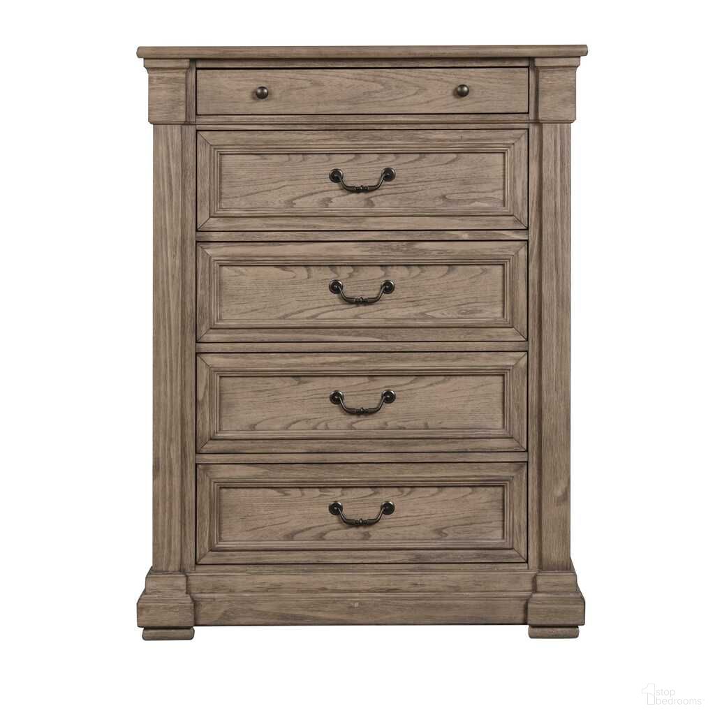 The appearance of Sheringham Chest In Weathered Gray designed by Furniture of America in the transitional interior design. This weathered gray piece of furniture was selected by 1StopBedrooms from Sheringham Collection to add a touch of cosiness and style into your home. Sku: FM7701BR-C. Material: Solid Wood.