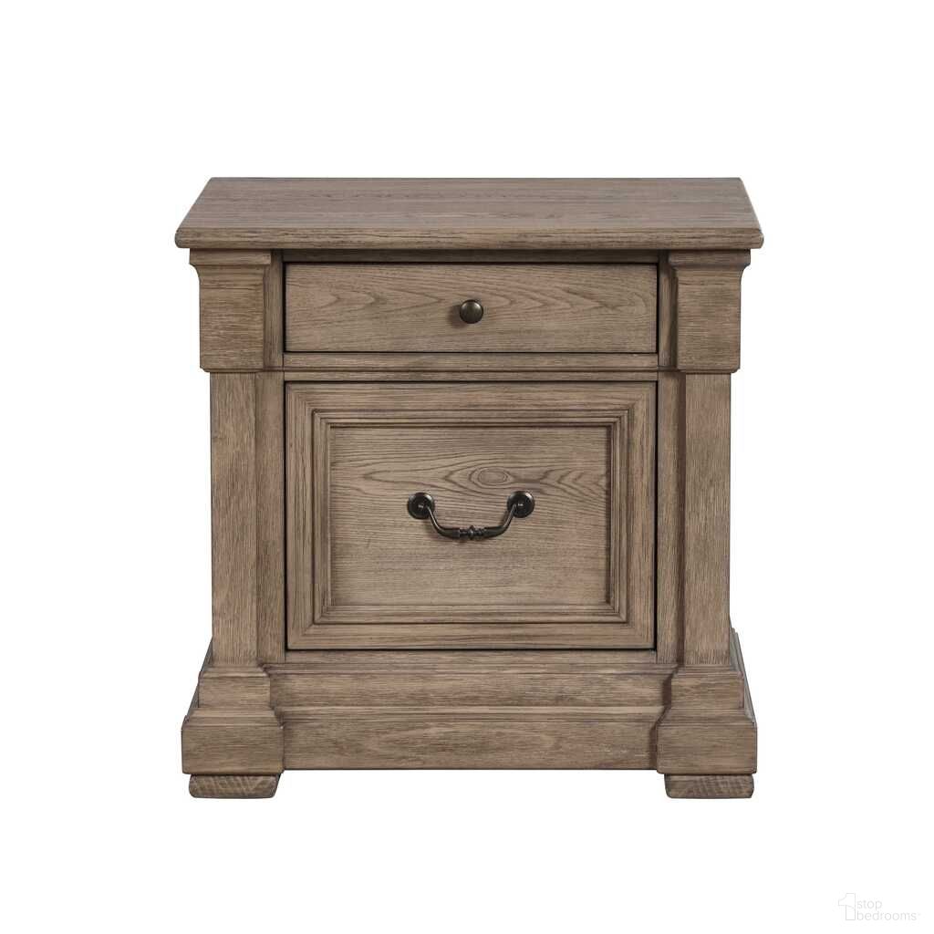 The appearance of Sheringham Nightstand In Weathered Gray designed by Furniture of America in the transitional interior design. This weathered gray piece of furniture was selected by 1StopBedrooms from Sheringham Collection to add a touch of cosiness and style into your home. Sku: FM7701BR-N. Material: Solid Wood.
