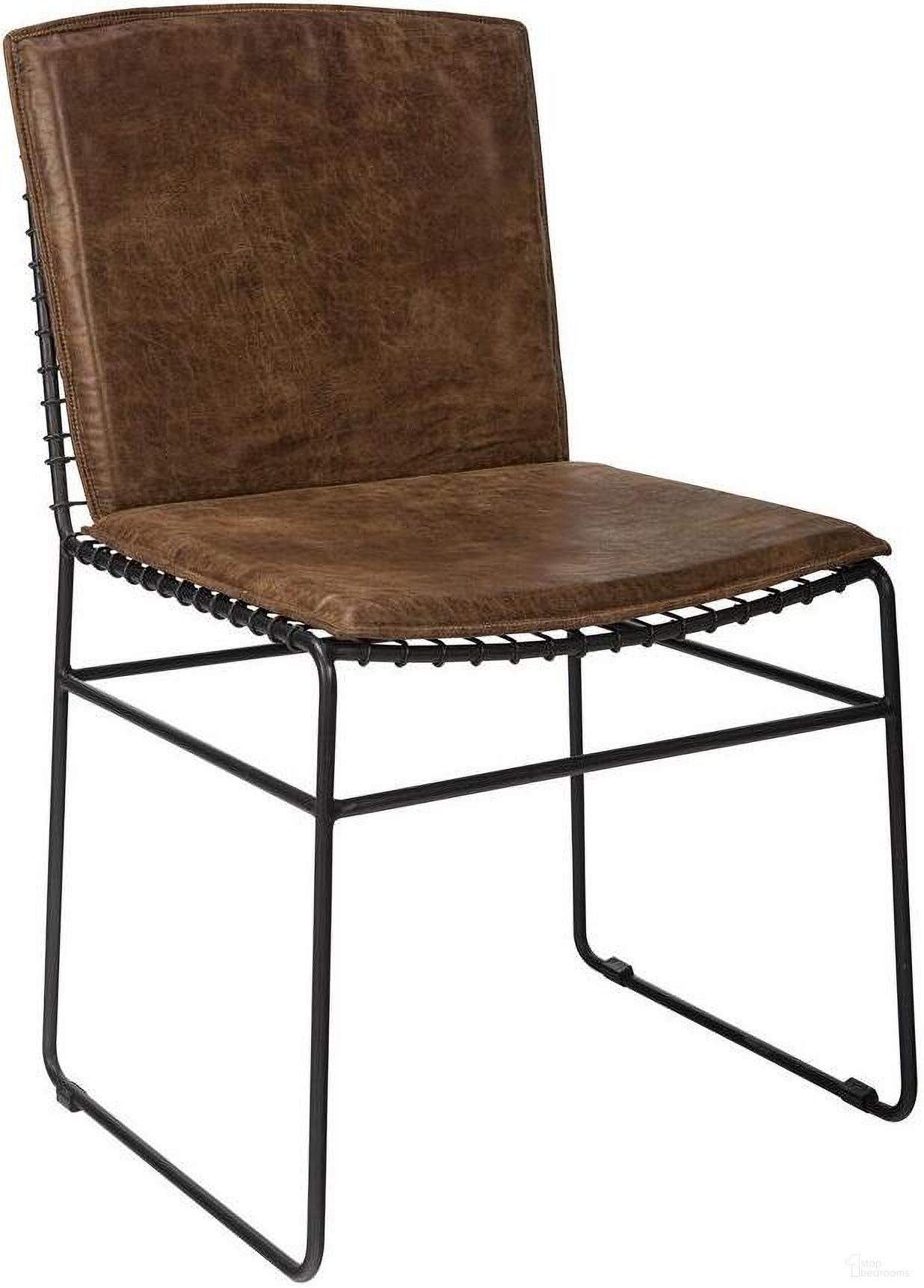 The appearance of Abbott Upholstered Side Chairs Antique Brown and Matte Black Set of 2 designed by Coaster in the industrial interior design. This antique brown piece of furniture was selected by 1StopBedrooms from Abbott Collection to add a touch of cosiness and style into your home. Sku: 192502. Material: Metal. Chair Type: Side Chair.