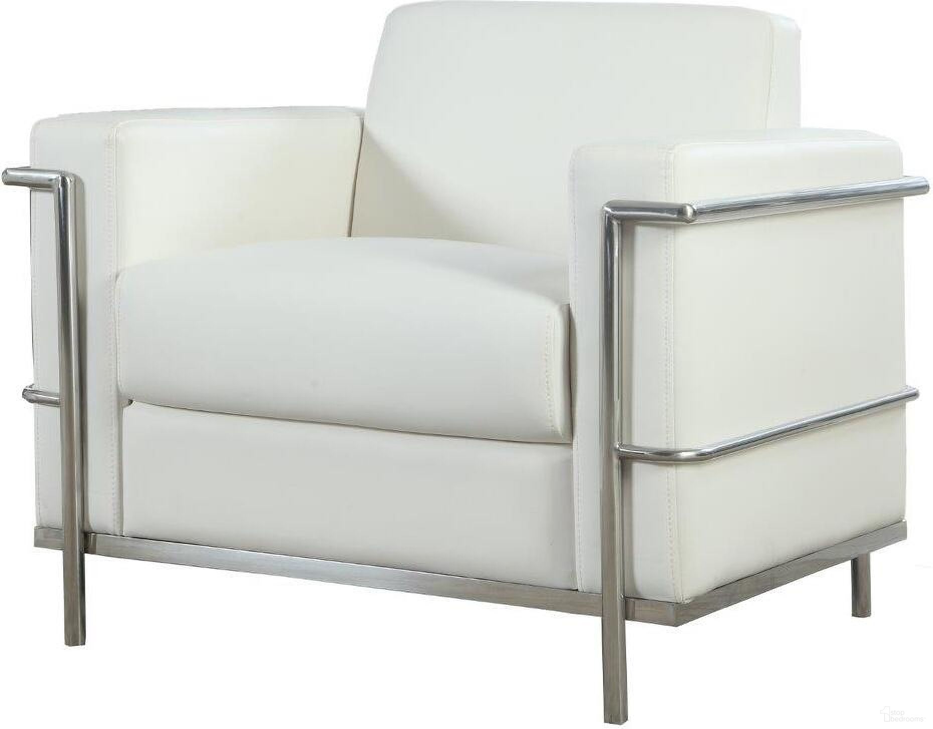 The appearance of Sherry 36 Inch Modern Faux Leather Accent Chair In White designed by Best Master Furniture in the modern / contemporary interior design. This white piece of furniture was selected by 1StopBedrooms from Sherry Collection to add a touch of cosiness and style into your home. Sku: 3018WC. Material: Faux Leather.