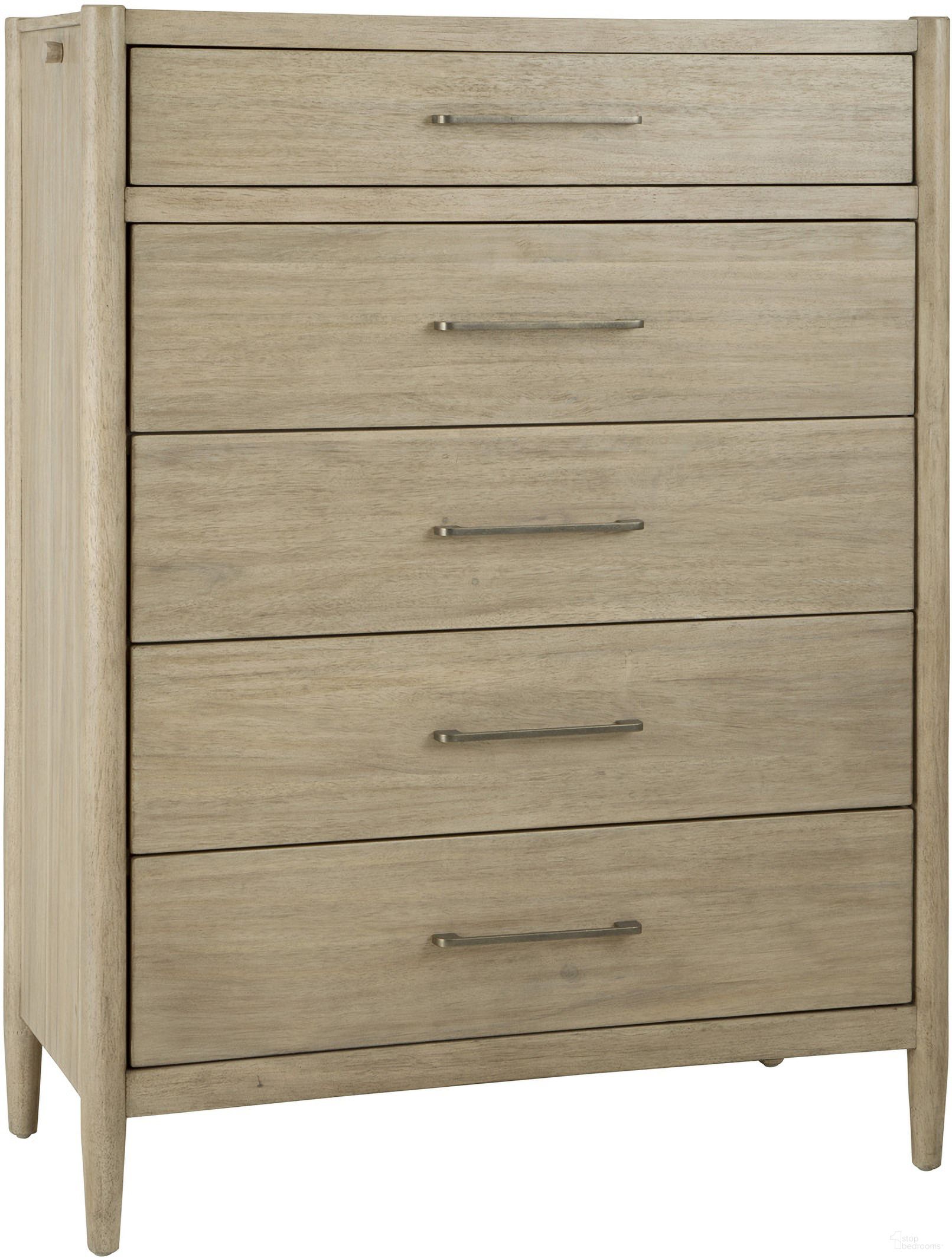 The appearance of Shiloh Chest In Champagne designed by Aspenhome in the transitional interior design. This champagne piece of furniture was selected by 1StopBedrooms from Shiloh Collection to add a touch of cosiness and style into your home. Sku: I430-456. Material: Wood.