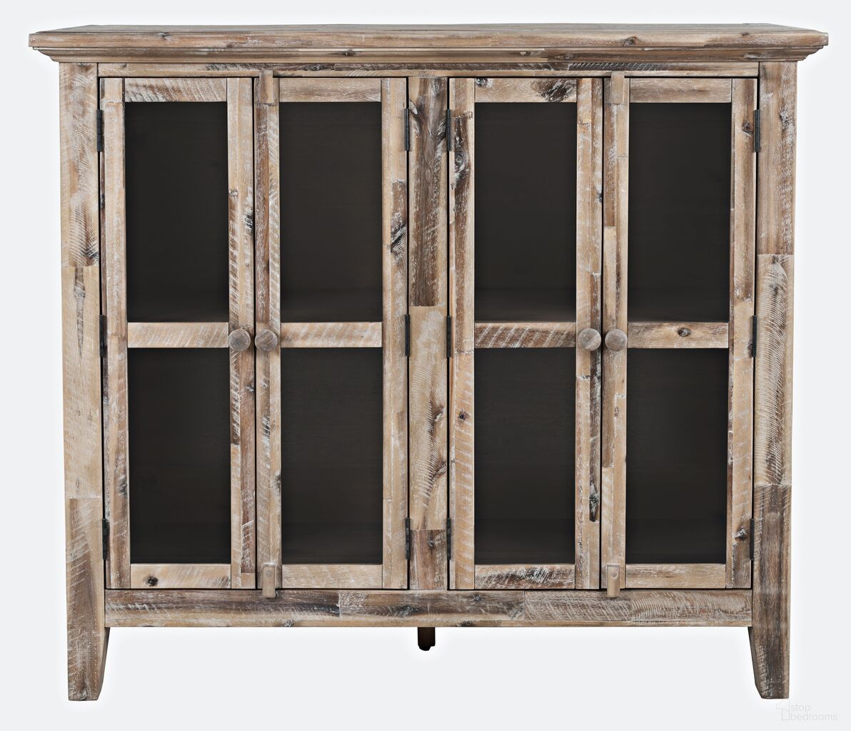 The appearance of Rustic Shores 48 Inch 4 Door Accent Cabinet In Grey Wash designed by Jofran in the country / farmhouse interior design. This grey wash piece of furniture was selected by 1StopBedrooms from Rustic Shores Collection to add a touch of cosiness and style into your home. Sku: 2125-48. Material: Acacia.
