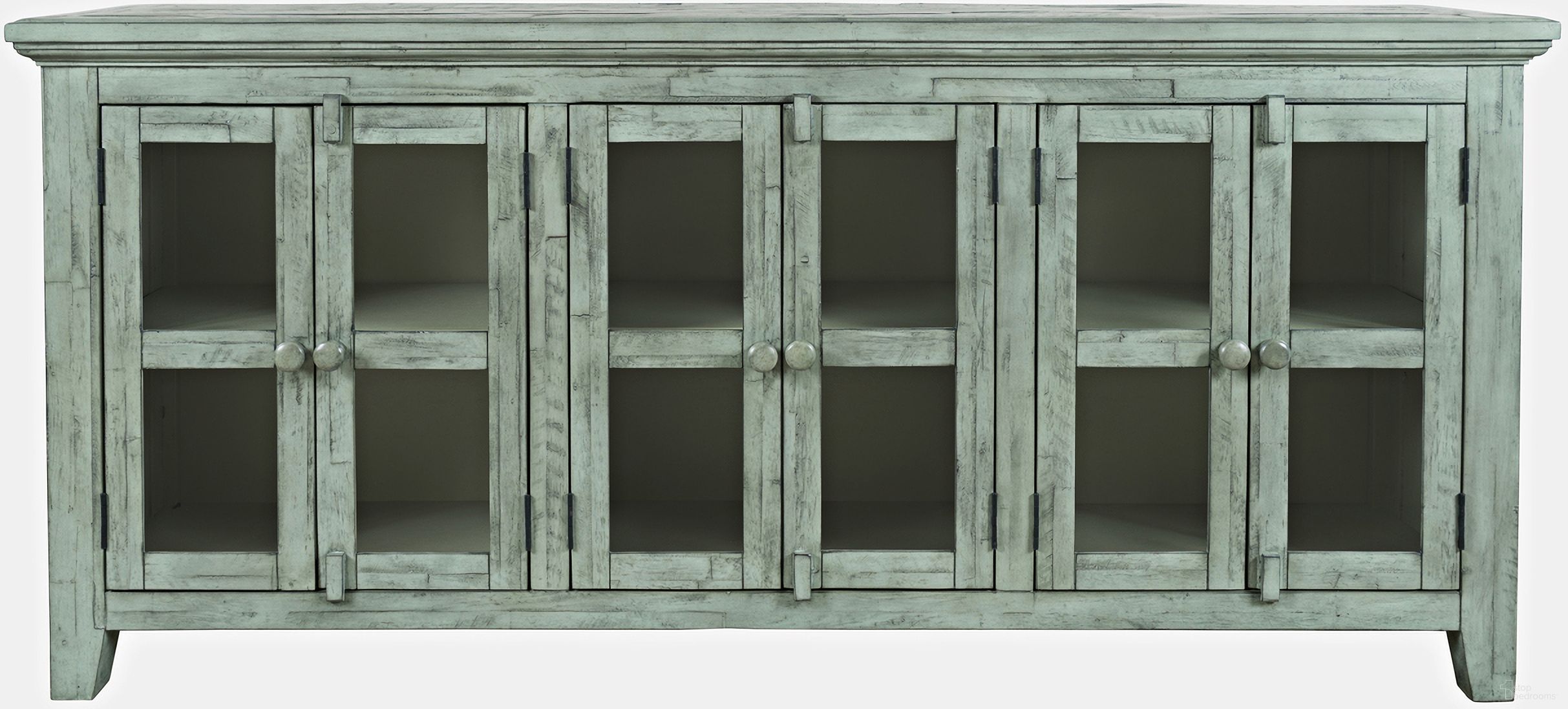 The appearance of Rustic Shores 70 Inch 6 Door Sideboard Cabinet In Blue designed by Jofran in the country / farmhouse interior design. This blue piece of furniture was selected by 1StopBedrooms from Rustic Shores Collection to add a touch of cosiness and style into your home. Sku: 1615-7032. Material: Acacia.